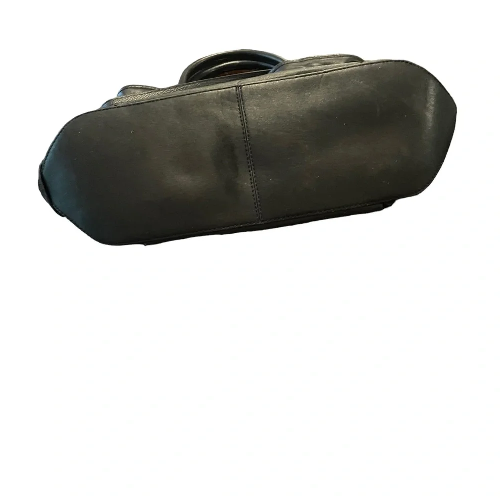 : : COLE HAAN Black Leather Handbag